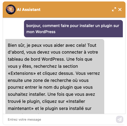 Le chatbot de WPS AI ChatGPT