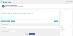 WP ALL EXPORT, outil de mapping des colonnes