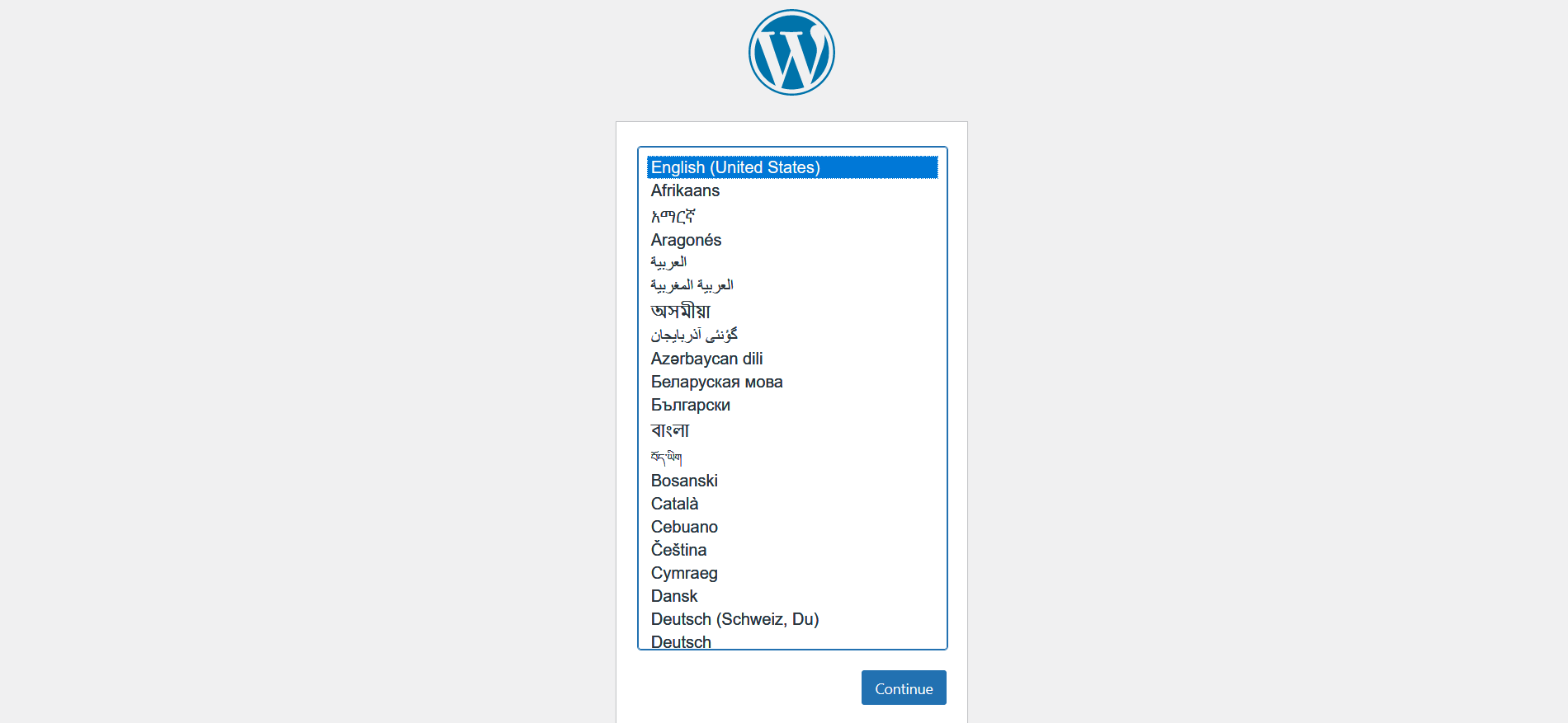 Réinstallez WordPress après suppression de la base de données